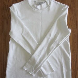 Bollie Brand White Faux Turtleneck Size Large